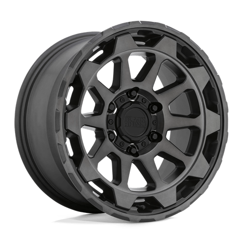 BRRTR 17X8.5 6X4.5 M-GNMTL BRSH-FC 12MM
