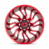 XD858 22X10 8X170 CANDY RED MILLED -18MM