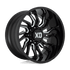 XD858 22X10 5X127 GLOSS BLACK MILL -18MM