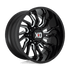 XD858 22X10 5X127 GLOSS BLACK MILL -18MM