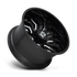 XD858 22X10 5X127 GLOSS BLACK MILL -18MM