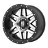 XD128 20X10 5X5.0 MACH BLK-RING -24MM