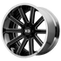 XD200 20X12 5X5.0 G-BLK/MILL CHR -44MM
