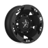 ROCKSTAR DRW 17X6 8X200 -134 MBLK (DR)