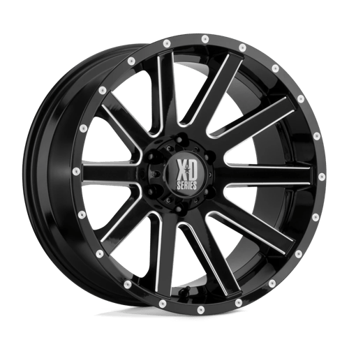 XD818 20X10 5X5.0 S-BLK MILLED -24MM