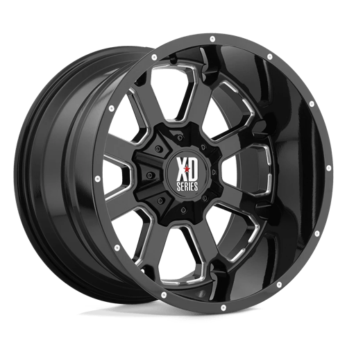 XD825 20X10 8X170 GBLK MILL -24M TALLCAP