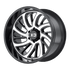 XD826 20X10 5X5.0 G-BLK MACH -24MM