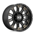 XD829 17X9 5X5.5 S-BLK MACH DTCC -12MM