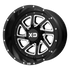 XD833 22X14 6X5.5 S-BLK MILL REV-RG -76
