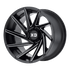 XD834 20X10 8X6.5 S-BLK MILL -18MM