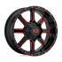 XD838 22X10 8X180 G-BLK MILL RTCC -18MM