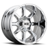 XD838 24X14 5X5.0/5.5 CHROME -76MM