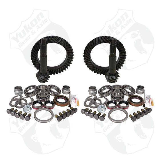 Yukon Gear And Install Kit Package For Jeep TJ Rubicon 4.56 Ratio Yukon Gear & Axle
