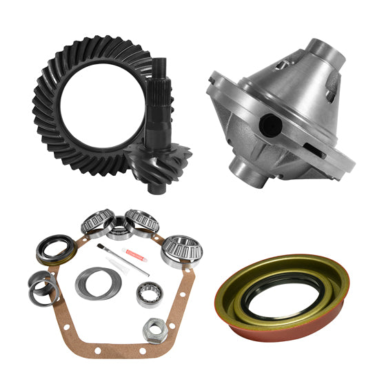 10.5 inch GM 14 Bolt 4.11 Rear Ring and Pinion Install Kit 30 Spline Positraction Yukon Gear & Axle