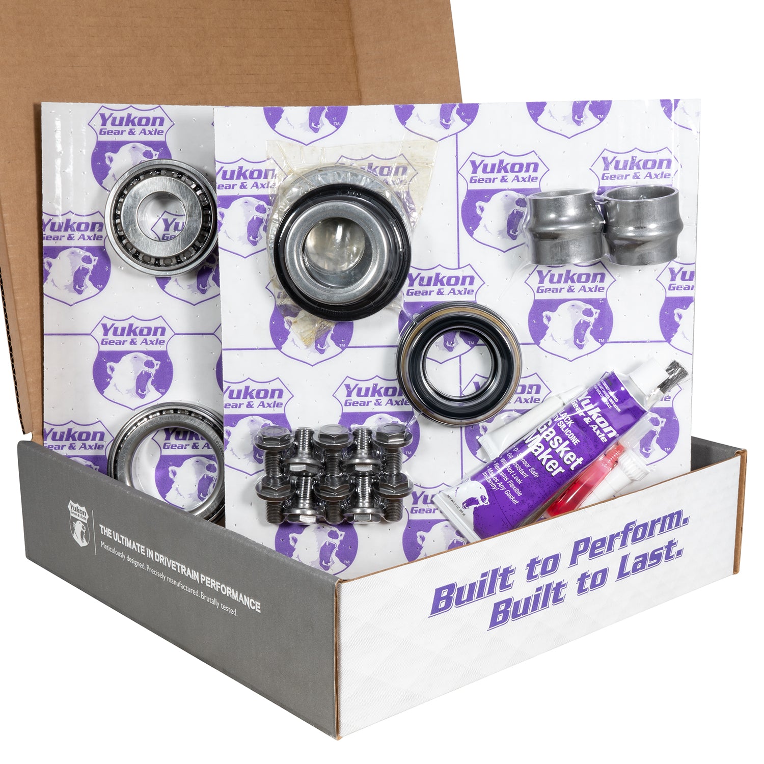 Ring & Pinion Gear Kit Package Front & Rear With Install Kits - Toyota 8.4/8 Inch IFS Toyota 05-15 Tacoma (8.4/8 Inch ifs) 4.11 Ratio Gear Package (Fits 3.91 & Up Front Case) Yukon Gear
