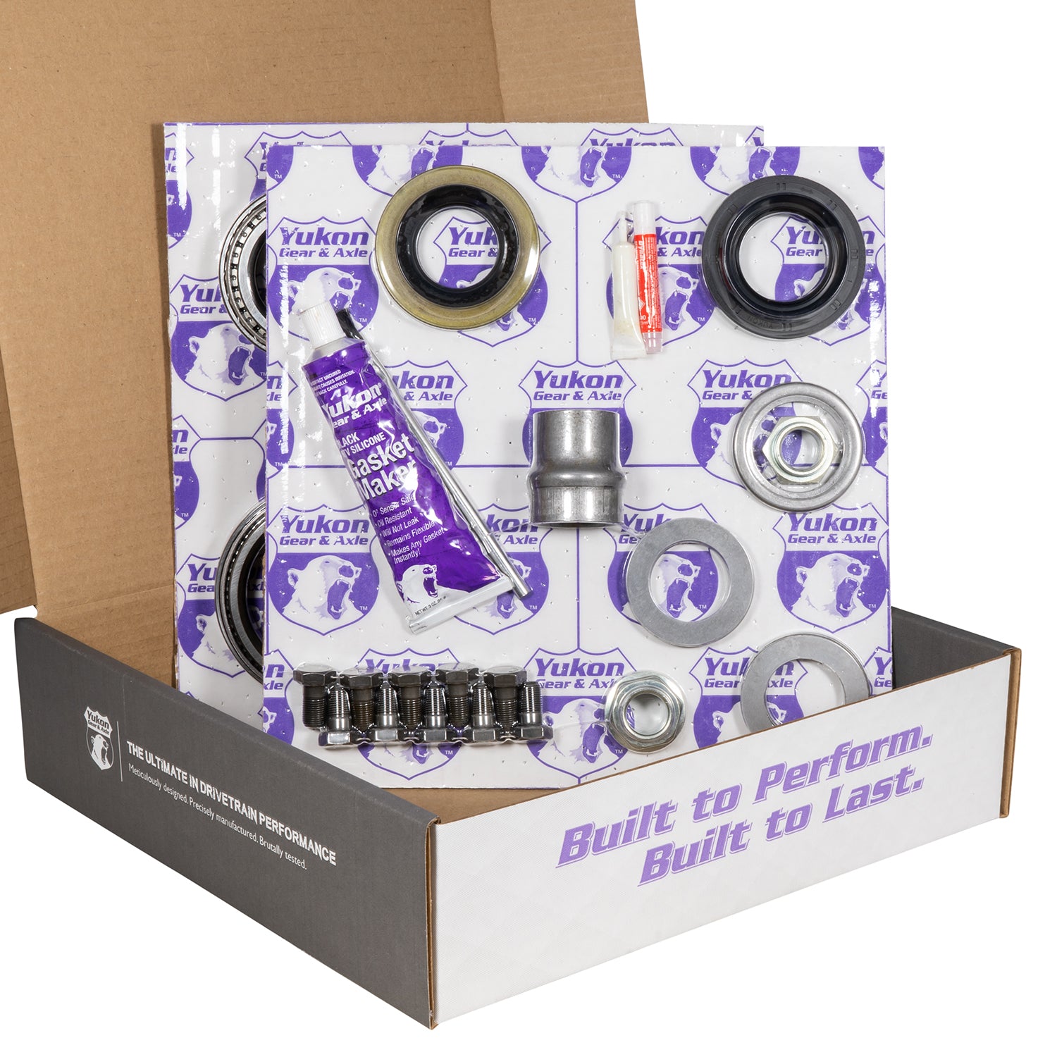 Ring & Pinion Gear Kit Package Front & Rear With Install Kits - Toyota 8 Inch /8 Inch IFS Toyota 05-15 Tacoma 07-09 Fj W/ Locker (8 Inch /8 Inch ) 4.11 Ratio Gear Package (Fits 3.91& Up Front Case) Yukon Gear