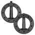 Ring & Pinion Gear Kit Package Front & Rear With Install Kits - Toyota 8 Inch /8 Inch IFS Toyota 05-15 Tacoma 07-09 Fj W/ Locker (8 Inch /8 Inch ) 4.56 Ratio Gear Package (Fits 3.91& Up Front Case) Yukon Gear