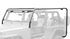 Body Armor 4x4 07-18 Wrangler 4-Door Cargo Roof Rack