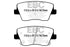 EBC 2019+ Hyundai Veloster (2nd Gen) 2.0L Turbo N Redstuff Rear Brake Pads