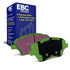EBC 13+ Ford Fiesta 1.6 Turbo ST Greenstuff Front Brake Pads