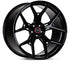Vossen HF-5 20x12 / 5x120.65 / ET48 / Super Deep / 70.3 CB - Gloss Black Wheel