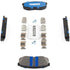 Timbren 08-21 Lexus LX570/Toyota Land Cruiser BES Severe Duty Semi-Metallic Brake Pads - Rear
