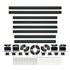 Westin EXP Roof Rack for Mid Size EXP Truck Cap (RACK ONLY - NO CAP) 45x55in. - Tex. Blk