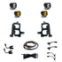 Baja Designs 19+ GMC 1500 S1 Fog Pocket Mount Kit Clear Spot / Amber Wide Cornering