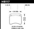Hawk AP Racing CP3696 Blue 9012 Race Brake Pads
