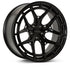 Vossen HFX-1 18x9 - 8x165.1 - ET0 - Deep Face - 125.1 - Gloss Black Wheel