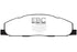 EBC 09-11 Dodge Ram 2500 Pick-up 5.7 2WD/4WD Yellowstuff Rear Brake Pads