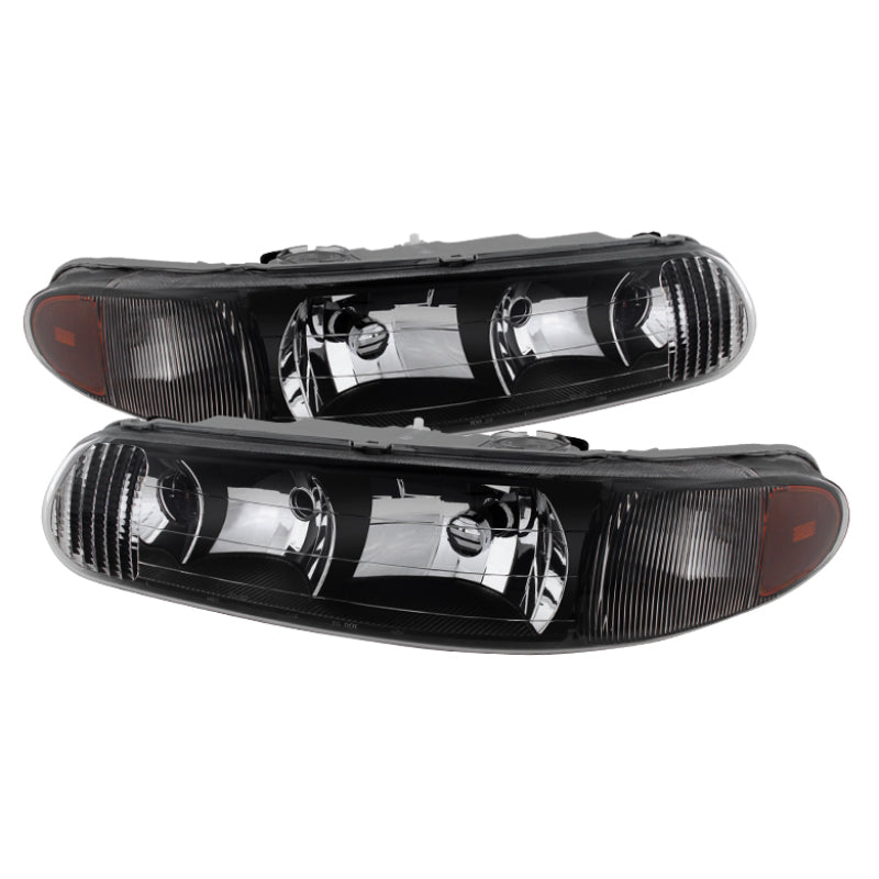 xTune Buick Century 97-05 Regal 97-04 Crystal Headlights Black HD-JH-BUCEN97-AM-BK