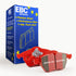 EBC 12+ Subaru BRZ 2.0 (solid rear rotors) Redstuff Rear Brake Pads