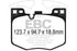 EBC 2017+ BMW 530 2.0L Turbo (G30) Redstuff Front Brake Pads