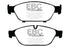 EBC 12+ Audi A6 Quattro 3.0 Supercharged Redstuff Front Brake Pads