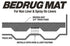 BedRug 2019+ Dodge Ram 5.7ft Bed Mat (Use w/Spray-In & Non-Lined Bed)