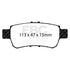 EBC 05-10 Honda Odyssey 3.5 Yellowstuff Rear Brake Pads