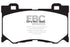 EBC 08-15 Infiniti G37 3.7 Bluestuff Front Brake Pads