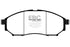 EBC 08-13 Infiniti EX35 3.5 Yellowstuff Front Brake Pads