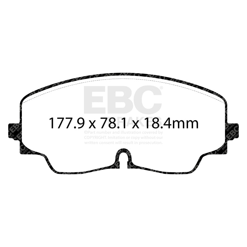EBC 2022+ Audi S3 2.0T Yellowstuff Front Brake Pads