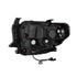 AlphaRex 14-21 Toyota Tundra MK II LUXX Series Crystal Headlights Alpha Black