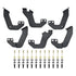 Westin 24-26 Toyota Land Cruiser Outlaw Running Boards Textured Black
