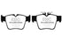 EBC 2015+ Mercedes-Benz C300 (W205) 2.0L Turbo AMG Sport Pkg Yellowstuff Rear Brake Pads