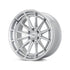 Vossen HFX-5 - 22x9.5 - 6x139.7 - ET20 - Deep Face - 106.1 - Silver Polished Wheel