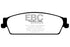 EBC 09-14 Cadillac Escalade 6.0 Hybrid Yellowstuff Rear Brake Pads