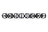 KC HiLiTES Universal 50in. Pro6 Gravity LED 8-Light 160w Combo Beam Radius Light Bar