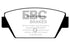 EBC 93-94 Eagle Talon 1.8 Yellowstuff Rear Brake Pads