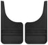 Husky Liners Universal 12in Wide Black Rubber Front Mud Flaps w/o Weight