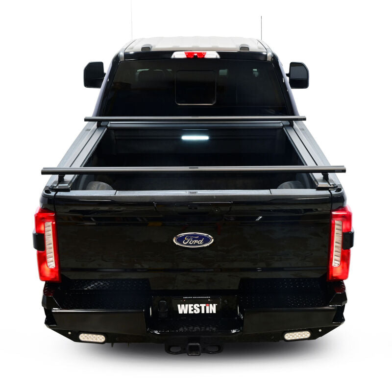 Westin 17-26 Ford F-250/F-350 SD 6.8ft Bed Electric Retractable Tonneau Cover - Black