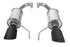 Roush 2024 Ford Mustang GT/EcoBoost Dual Tip Axle Back Exhaust w/ Black Tips